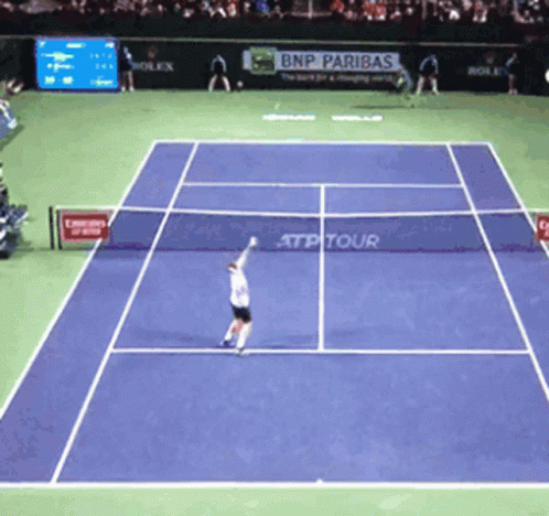 two tennis players playing doubles on the court