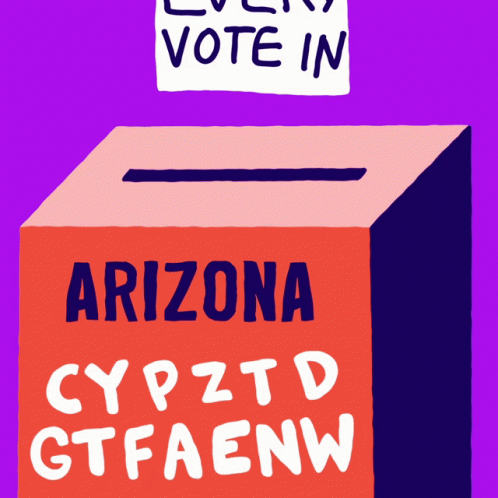 a cartoon box with the words arizona, crystal gtaeew written on it