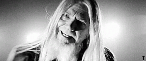 an old man with long white hair and a beard