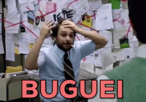 the word bugueu is overlaided with words