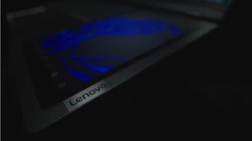 a laptop with the lenovo logo on it