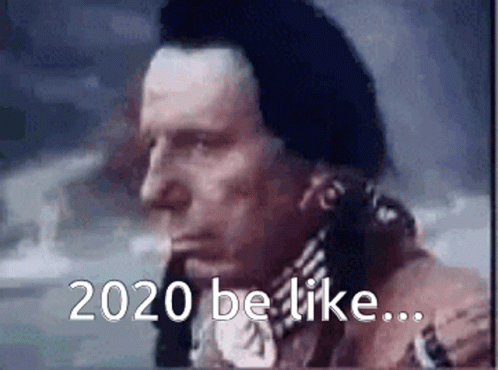 a white po with a saying that says,'we have made 2020 be like