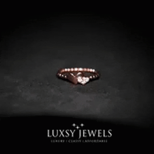 a ring with two diamond stones in the center
