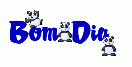 some panda bears are in front of the boom of a radio logo
