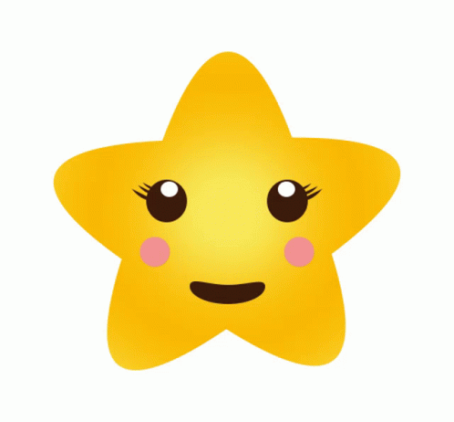 an image of a star smiling