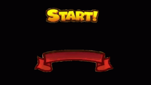 an animated game style picture, starting and running