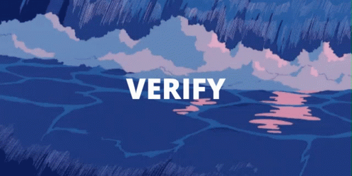 an illustration of an image of a river that says verify