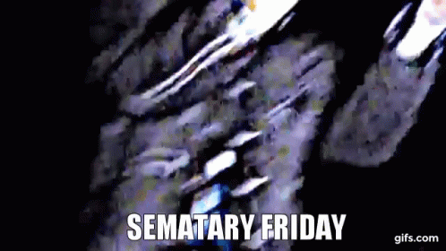 a blurry pograph of two hands holding each other with the words seminary friday in front of them