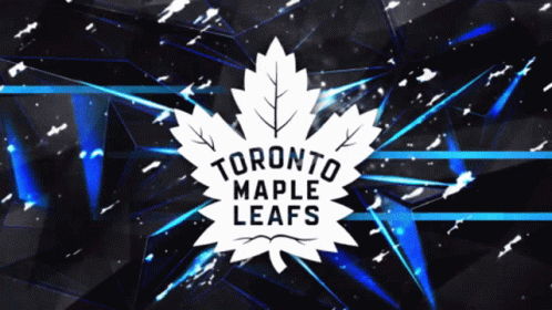 a canada maple leaf with an arrow over it and the toronto maple leafs on it