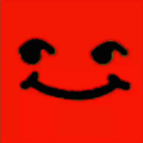 a smiling smiley face is shown in the dark