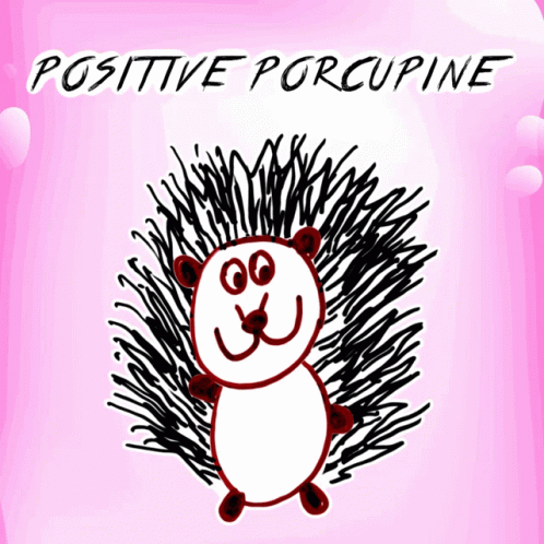 a cartoon porcupine is smiling for someone to put on their shirt