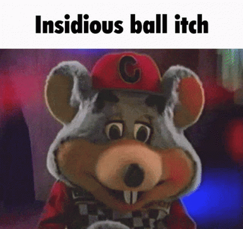 a cartoon image with a caption of a baseball bear saying, ridiculous ball birth