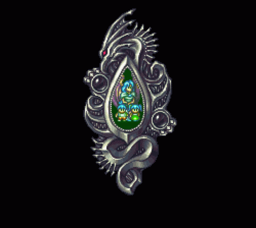 the image shows a decorative design in a dark background