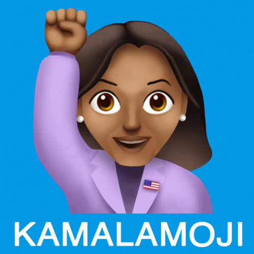 a po of a cartoon character with the words kalaalamoji written in white lettering