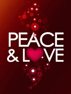 peace & love, logo design for a company that uses music and sound equipment