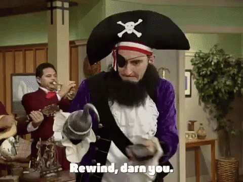 the crew in a living room is dressed as a pirate