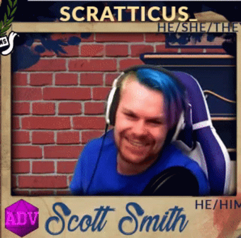 an old school trading card with a picture of scott smith