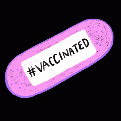 this picture shows the name of a pink pill that says vaccinated