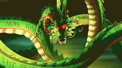 a video game image showing two green dragon like creatures