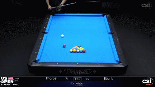 an image of someone throwing some billards on a game