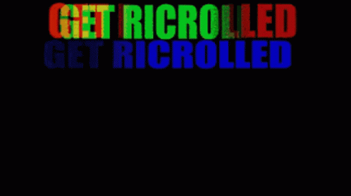 the text get ricorellaed is shown in multicolored