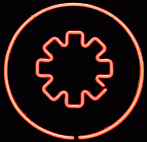 a circle consisting of three parts, consisting of a central gear