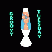 a vase with an earth in it, and text that reads groozy tuesday