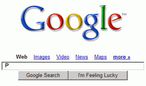 the google website is displayed on a browser