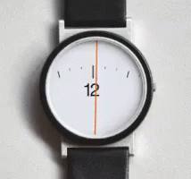 a close up of a wrist watch with one side marked