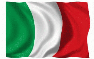 waving the flag of italy as a wallpaper