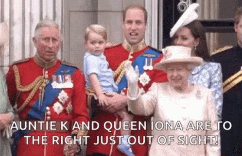 the royal family posing for a po together