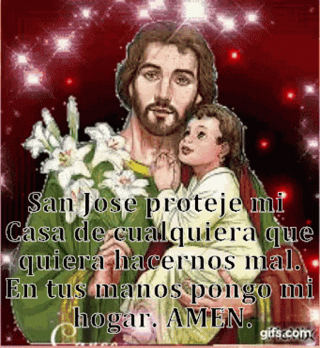 an image with a quote about jesus holding a child