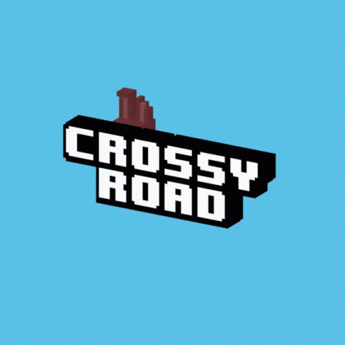 a logo for a video game called cross road