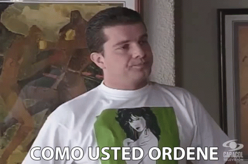 a man wearing a tshirt saying come united ordering is a man with a girl painted on his shirt