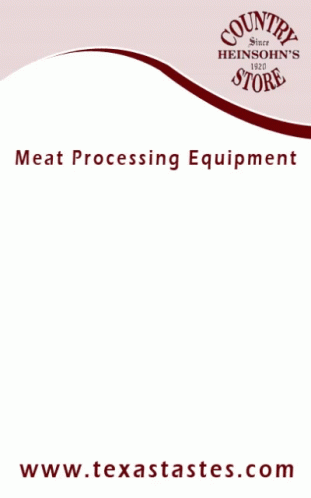 the front and back of a meat processing equipment manual