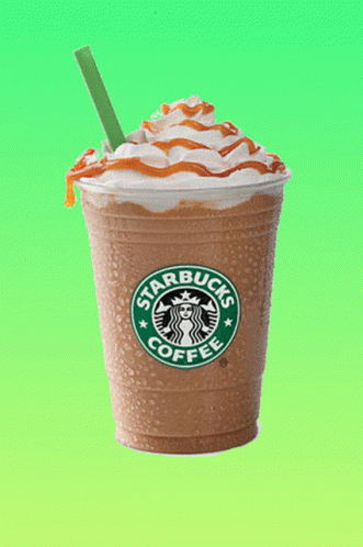 a glass of starbucks blueprinted drink with a straw