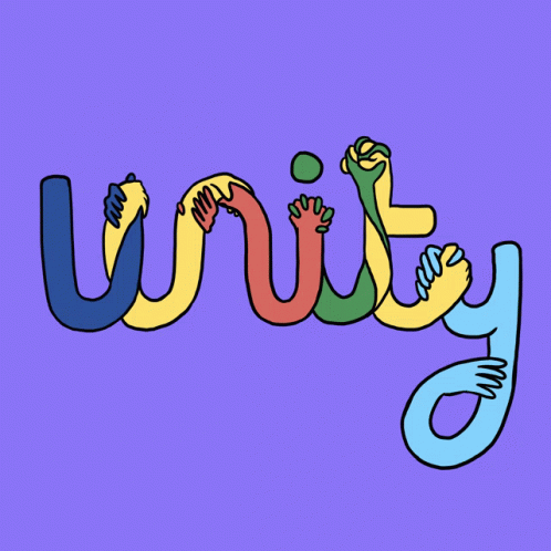 an image of a word written in colorful lettering