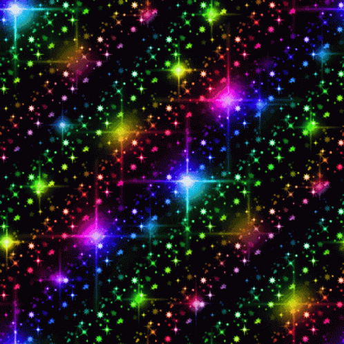 abstract color stars in the sky