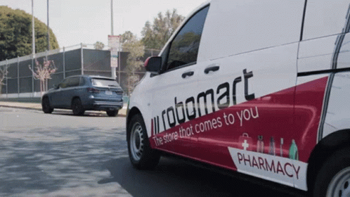 the words'waloomart are printed on the side of a van