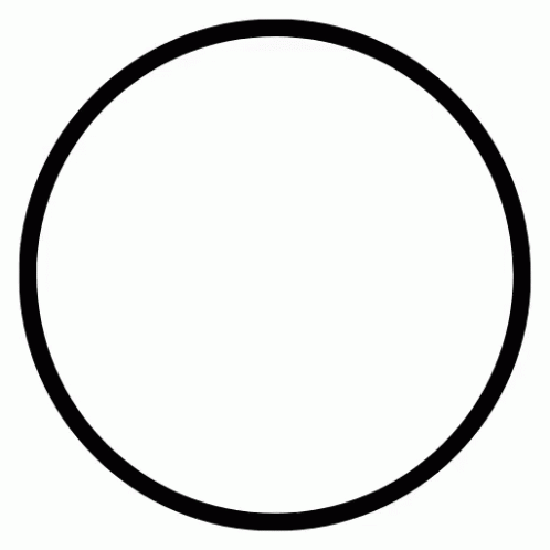 a black circle on a white background
