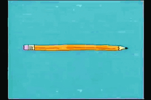 an image of a blue pencil in the shape of a rectangle