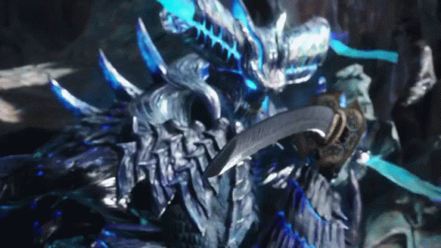 the demonic dragon is attacking a demon in the video game soul of the dark