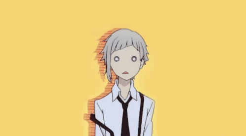 cartoon illustration of an anime with short hair
