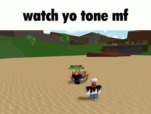 the logo for a game called watch yo tone mf
