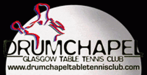 the logo for drum chapel glasson table tennis club