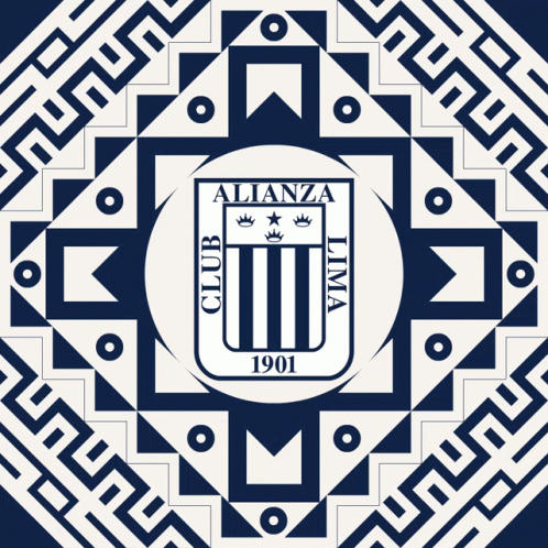 an african - style crest with geometric patterns