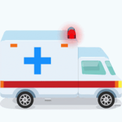 an ambulance with an x on the back is depicted in this file