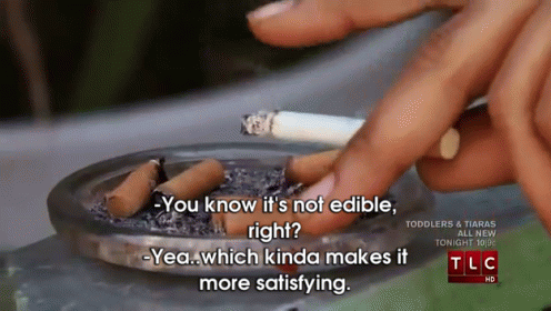 an image of a tv show poster with a cigarette being lit