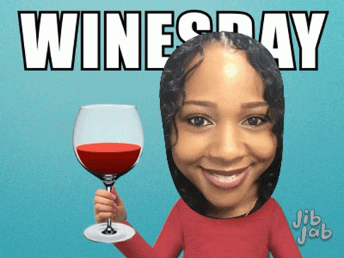 a woman holding a wine glass and smiling