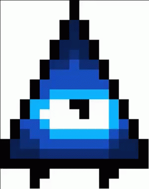 an image of a pixel character with the letters c in it